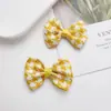 Novos Tecidos Simples Pied-de-poule Acessórios de Laço de Uma Palavra DIY Capa de Celular Malas Roupas Acessórios Semi-Acabados