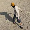 Shorts Jeans Rasgado Retrô Americano com Degradê para Homens e Mulheres Soltos Retos de Perna Larga Casuais Curtos Verão