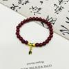 Nuevo Pulsera de Estilo Chino Estilo Nacional para Mujeres Año de Vida Cuentas Rojas para Estudiantes Pulsera para Personas Pequeñas Año Nuevo Pulsera de Paz y Alegría