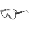 Gafas de Sol de Lente Único Marca B de París, Unisex Transfronterizas Estilo Ins Europeo y Americano Gafas de Sol de Ojo de Gato de Colores