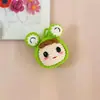 Llavero de conejo de punto de lana hecho a mano, llavero colgante de bolsa de joyería pequeña linda y creativa, llavero al por mayor