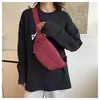 Bolso Pequeño de Nailon Estilo Coreano para Mujer 2026 Nuevo Modelo Bolso de Hombro Texturizado Bolso de Pecho Bolso Cruzado Pequeño para Cintura