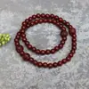Pulseras Originales de Sándalo Rojo para el Año de Nacimiento, Accesorios de Cuentas de Buda con Tallado de Loto para Parejas, Pulseras para Hombres y Mujeres