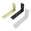 Estante de soporte ampliado de acero inoxidable, estante de hierro triangular, ángulo recto, código de ángulo en forma de L, accesorios de fijación de laminado grande, soporte de ángulo cuadrado