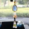 Pingente de carro pingente interno cristal Buda Maitreya Bodhisattva pingente de carro produtos automotivos de alta qualidade para homens pingente de retrovisor