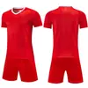 Nuevo conjunto de uniforme de fútbol para adultos, uniforme de equipo de entrenamiento de competición, camiseta de fútbol de manga corta para niños, hecho a medida con tela transpirable de secado rápido