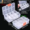 Caja de plástico transparente para accesorios de somier, caja de almacenamiento para piezas de baterías, caja de clasificación de herramientas