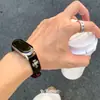 Adecuado para Correa de Reloj Xiaomi Mi Band 11 8/9Nfc Clásica Versátil Retro Pulsera de Cuero Cruzada Correa de Reloj