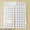 Brinquedo Redondo de Velcro Livro Silencioso Preto e Branco Colagem Jardim de Infância Artesanal Velcro Adesivo Dupla Face