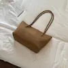 Outono de 2026 Nova Bolsa de Mão Feminina Estilo Coreano Bolsa Tote de Grande Capacidade Bolsa Casual de Ombro Bolsa de Ombro Único Fashionável para o Trabalho