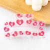 Día de San Valentín Rojo Rectangular Estampado Corazón Pequeño Alas Letras Diciembre Producto Nuevo Pvc 8cm Pinza
