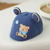 Boina de pico de pato cool estilo callejero, gorra de niño de moda transfronteriza, nuevo sombrero de oso de dibujos animados lindo coreano