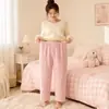 Pantalones Casuales Gruesos de Lana de Arena Estampados de Doble Cara para Mujer Otoño-Invierno, Pantalones Calientes para el Hogar y Uso al Aire Libre 2026