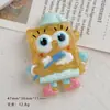 Accesorios de Resina para Manualidades de Dibujos Animados Accesorios Grande Luminoso Feliz Haibao Pasador para el Cabello Funda para Teléfono Móvil Cadena para Zapatos Llavero Colgante