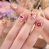 Coloridos Puntos de Dopamina Flor Suave Arte de Uñas Infantil Lindo Ins Pegatinas para Uñas Postizas Uñas Portátiles 30 Piezas