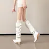 Botas Largas Adelgazantes de Invierno y Otoño por Encima de la Rodilla Punta Fina Tacón Grueso Tacón Medio-Alto Botas Largas de Motocicleta Circunferencia del Muslo de Mujer Botas de Moda de Tacón Alto