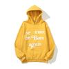 Sudadera con capucha unisex estilo hip-hop Kanye con estampado de letras de espuma, sudadera polar casual versátil estilo Ins