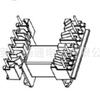EF25 alta frecuencia esqueleto EE25 potencia esqueleto horizontal 7+8 pines potencia horizontal Cargador para Oriente Medio