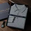 Suéter de Cachemira con Cuello Polo para Hombre 2025 Otoño e Invierno Casual de Negocios Suéter de Punto Suéter Básico de Punto para Hombre