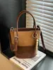 Bolso Cubo con Acabado de Alta Gama, Diseño de Nicho, Bolso de Mano Casual, Bolso Tote Pequeño, Bolso para el Trabajo, Bolso Cruzado Grande para Mujer