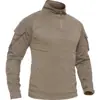 2026 Camuflaje Amazónico para Hombre Ropa Deportiva Transpirable Resistente al Desgaste Militar para Exteriores Parte Superior Uniforme de Combate en Stock para Exportación
