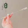 Nuevo Pasador de Alta Gama Estilo Chino para Mujer, Pasador de Flor con Borla Estilo Antiguo, Versátil y Elegante, Adecuado para Maamianqun, Pasador de Nicho para Peinados Recogidos