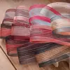 Cinta Coreana DIY Moño Accesorios para el Cabello Ropa Sombrero Caja de Regalo Paquete de Flores Accesorios Patrón Vertical Impreso Cinta de Hilo