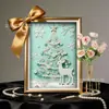 Kit de Materiais DIY para Pintura com Pérolas Transfronteiriça para Decoração de Sala de Estar, Estilo Tela, Pode Ser Combinado com Vários Porta-Retratos, Pintura com Pérolas DIY