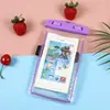 Bolsa de Celular Luminosa à Prova d'Água Estilo Braçadeira para Uso Externo, Praia, Mergulho, Rafting, Natação, Cordão de PVC, Venda Direta, Selada