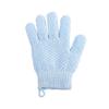 Venta caliente de TikTok guantes de baño de piña a cuadros elásticos de cinco dedos de nailon para baño niños y mujeres toalla de baño espumante