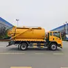 Camión de Limpieza y Succión de Aguas Residuales Dongfeng Vehículo Integrado de Limpieza y Succión de Aguas Residuales para Limpieza de Tanques Sépticos Comunitarios y Dragado de Tuberías de Aguas Residuales