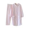 Conjunto de Duas Peças para Gestante Outono e Inverno, Algodão Puro Grau A, com Algodão de Ar, Vestido e Calça Pós-Parto