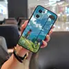 Adecuado para Funda de Teléfono Móvil Oppo, Carcasa Blanda Personalizada Todo Incluido para Hombres y Mujeres, Pintura a Prueba de Polvo, Refrigeración, Correa de Muñeca, Textura Líquida