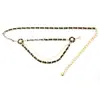 Decoración estilo Chanel con cadena para cintura fina de falda accesorios cadena de moda ins cinturón de cadena metal decoración de perlas para mujer