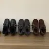 Zapatos Fuzzy Mary Jane Estilo Francés para Mujer, Nuevo Modelo Invierno 2025, Forrados de Felpa, Engrosados, Zapatos de Algodón Cálidos, Slip-On, Aumento Oculto de Tacón, Zapatos Individuales