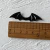 Alas de ángel de murciélago diablo con relieve de felpa de cuero sintético, hechas a mano, material de bricolaje, accesorios de decoración Lolita para abanicos