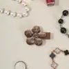 Presilhas de cabelo florais europeias e americanas para franja lateral de bebê, totalmente cobertas em tecido, acessórios de cabelo não danificantes para bebês e crianças pequenas, atacado