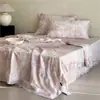Edición de mostrador 20% Seda Hilo 60 Tencel de Lenzing Juego de Cama de Verano de Cuatro Piezas Lyocell Seda Helada Refrescante Colcha de Verano