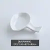 Descansapalillos de cerámica, mesa de comedor de hotel, blanco puro, portapalillos de doble propósito, soporte para palillos, almohada para palillos, bandeja para palillos, descansapalillos para el hogar