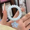 Ligas para el Cabello de Cable de Teléfono que se Pueden Usar como Pulseras, Cuerdas para el Cabello de Gato Lindas para Mujeres, Nuevos Estilos 2026 de Ligas para Coletas, Bandas Elásticas