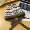 Gorro de Punto Estilo Fairtown para Mujer, Gorro de Invierno Vintage, Gorro Bolsa, Gorro de Lana Cálido para Protección de Orejas