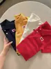 Camiseta Delgada de Moda de Verano Ropa Infantil Dibujos Animados Manga Corta Solapa Elegante Nueva Camiseta Polo para Niño Niña Bebé