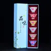 Taza de Té de Cerámica Esmaltada Taza Maestra Taza Individual Juego de Té Azul y Blanco Taza de Té de Flores Taza de Té Kung Fu Caja de Regalo para Juego de Té