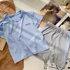 Ropa de secado rápido para niños, Conjuntos de manga corta para niños, Ropa deportiva de malla para niñas en verano, Uniformes de bádminton para niños de mediana edad y mayores para estudiantes de primaria