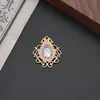 Hebilla decorativa acrílica de aleación coreana con forma de gota de agua, accesorios para el cabello y ropa, DIY