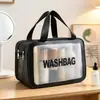Bolsa de cosméticos de venta directa, neceser de PVC, bolsa de almacenamiento para viajes de negocios, bolsa de cosméticos portátil impermeable de gran capacidad, bolsa de almacenamiento
