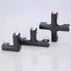 Vitrina combinada de aluminio para cabello liso de fábrica Clip de vidrio en forma de T y L Acuario Vidrio reforzado Protector de esquina de ángulo recto de 90 grados