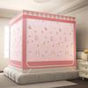 Cortina Opaca Nueva Estampada 2025 Mosquitero Tipo Cama de Tres Puertas Exclusivo para el Sudeste Asiático para Repeler y Prevenir Mosquitos