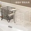 Caja de Almacenamiento de Toallas Abandonada Baño Cesta de Drenaje para Almacenamiento de Toallas de Baño Estante de Almacenamiento para Mascarillas Faciales y Cosméticos