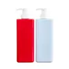 Garrafa de plástico PET de 500ml, frasco de shampoo, frasco de gel de banho tipo pump, embalagem para cuidados pessoais atacado
